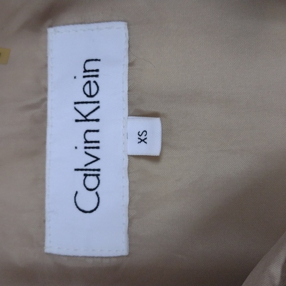 Calvin Klein Down Filled Puffer Coat in Champagne Size XS - Picture 8 of 10